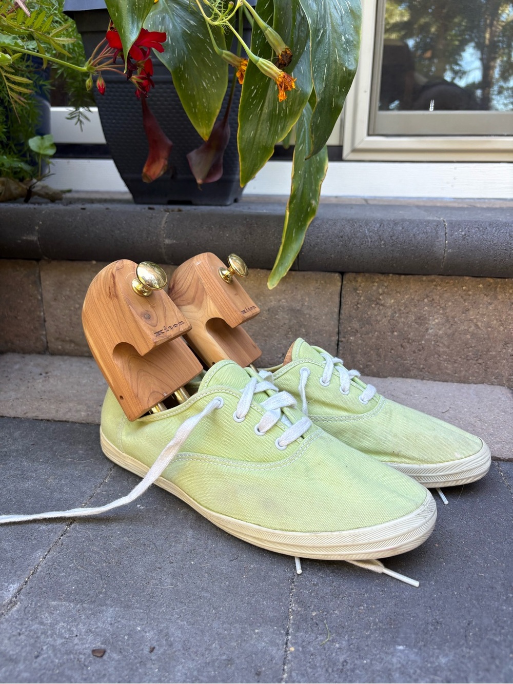 Lime green Keds - size 10
